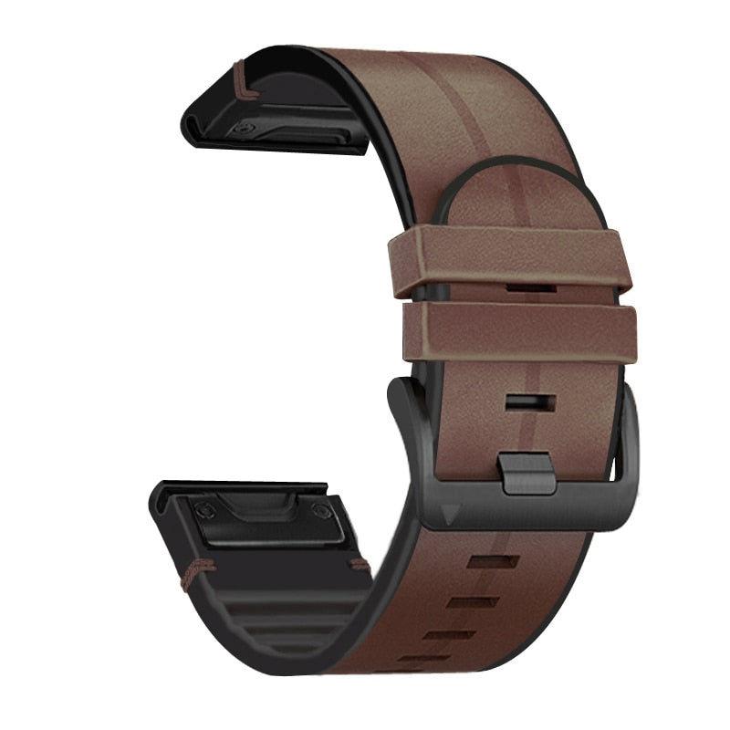 Pulseira Quick-Fit | 26mm (couro desportivo) - 3 cores