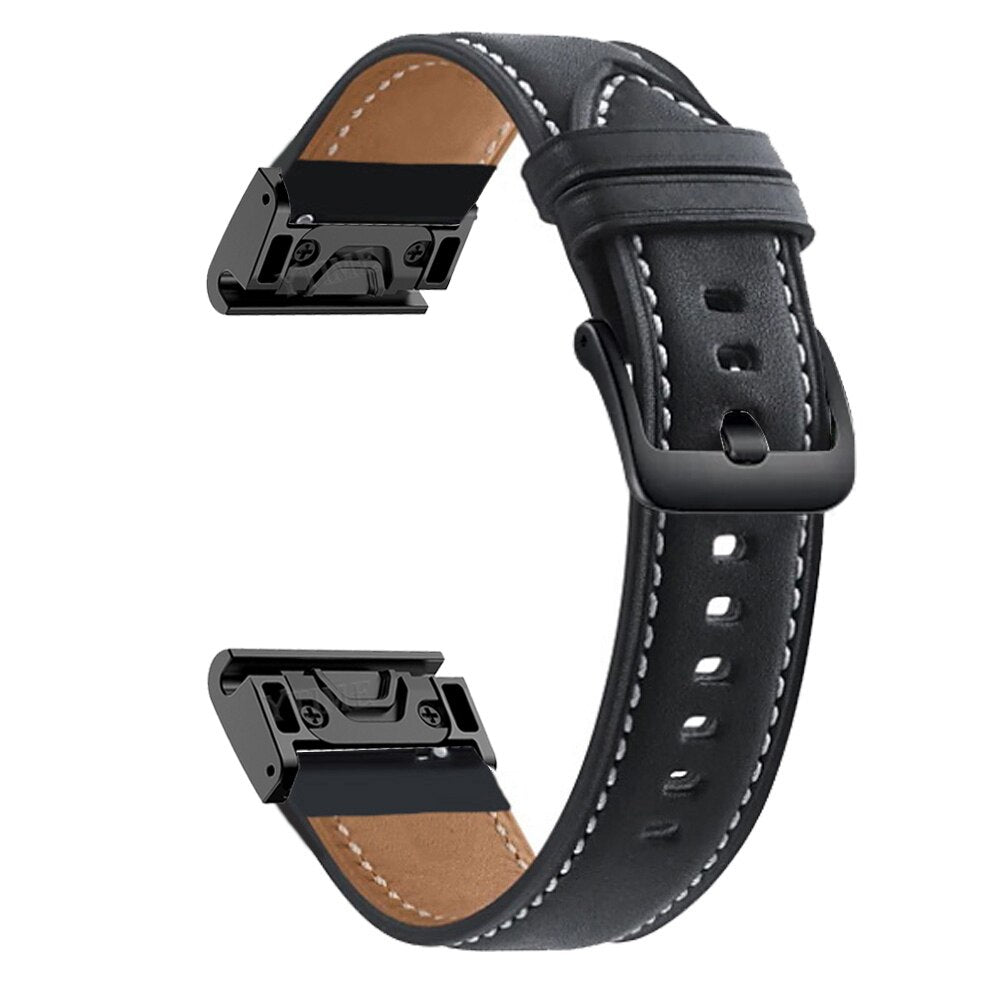 Pulseira Quick-Fit | 26mm (couro genuíno) - 3 cores