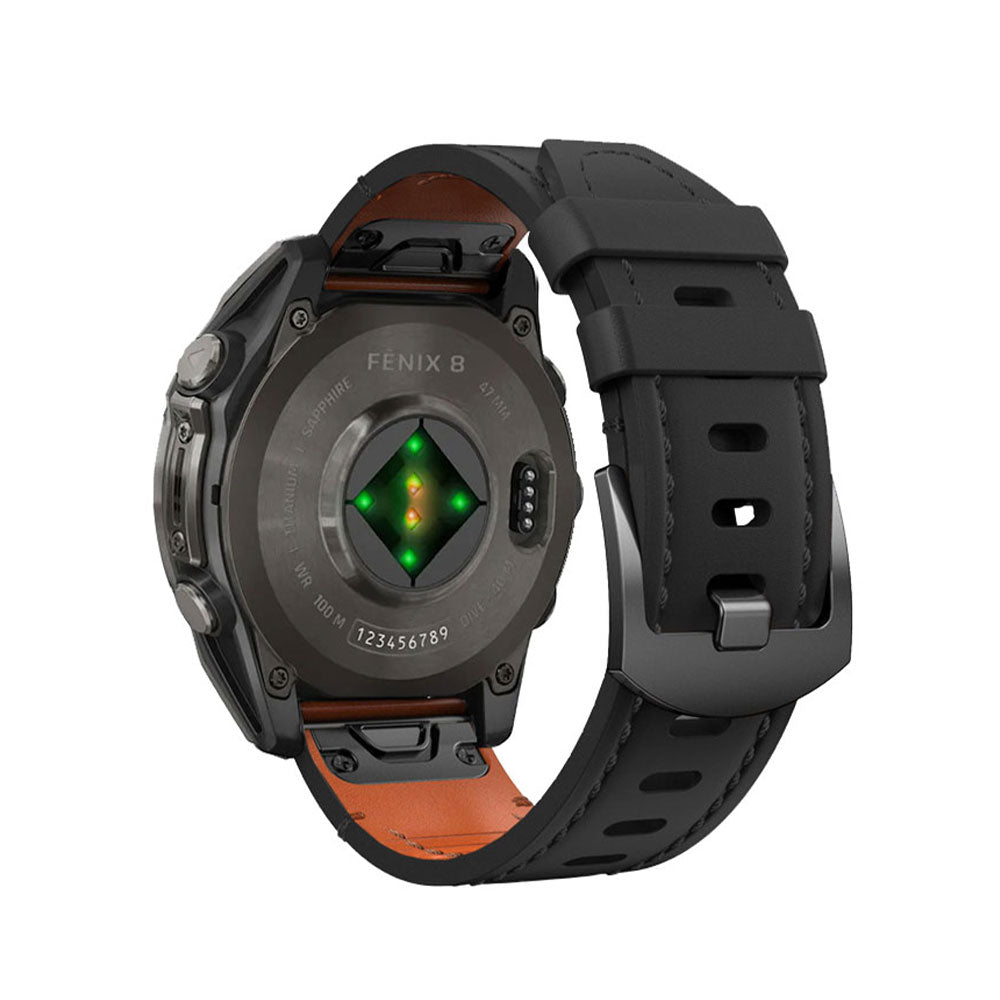 Pulseira Quick-Fit | 26mm (Couro bovino) - 2 cores